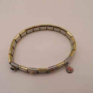 Italian Charm Stainless Steel Bracelet